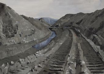  Anthropocene I  ,  70x100cm ,  oil on canvas 