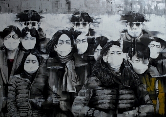  Protectors ,  115x140cm ,  oil on canvas