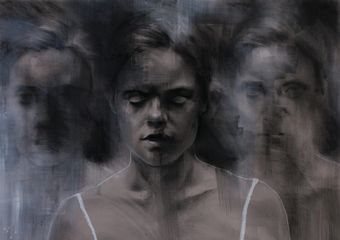  Sphinx I ,  100x70cm ,  Mixed Media on Paper