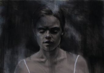 Sphinx III ,  100x70cm ,  Mixed Media on Paper