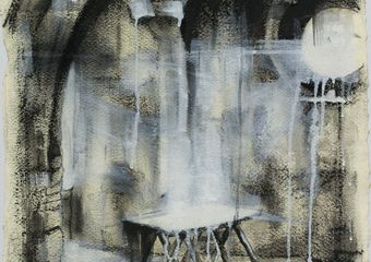  Flowing light II  ,  60x50cm ,  Mixed Media on Paper
