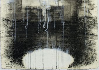  Flowing light III  ,  60x50cm ,  Mixed Media on Paper